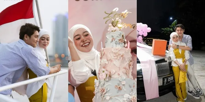 8 Potret Perayaan Ulang Tahun Lesti ke-23, Bahagia Dapat Kejutan Beruntun - Hadiah Mobil Mewah Impian dari Rizky Billar