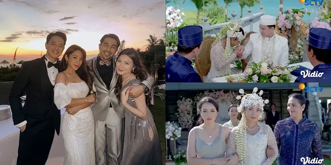 8 Potret Pernikahan Dinda Kirana dan Billy Davidson dalam Sinetron 'LUKA CINTA', Sukses Bikin Penonton Baper 