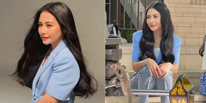 8 Potret Prilly Latuconsina Syuting Iklan Sampo, Cantik Menawan Rambutnya Badai Banget!