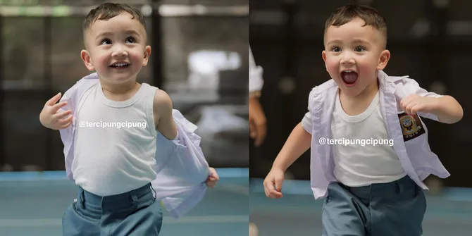 8 Potret Rayyanza Pakai Seragam SMA di Ultah Raffi Ahmad & Nagita Slavina