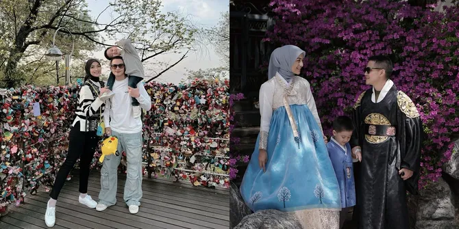 8 Potret Rezky Aditya Bintang Sinetron 'TERTAWAN HATI' Saat Liburan ke Korea, Turuti Permintaan Istri Tampil Bak Keluarga Kerajaan 