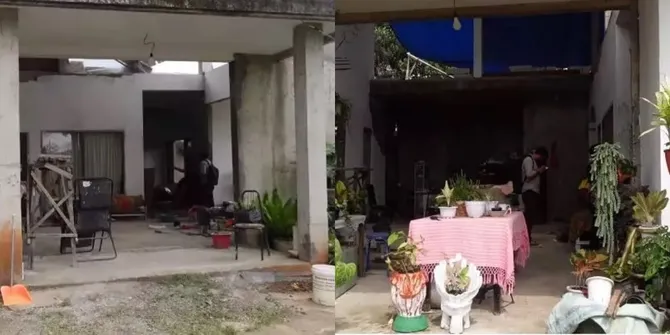 8 Potret Rumah Ortu Indah Permatasari, Suasana Asri Banyak Tanaman - Ada Kebun Buah