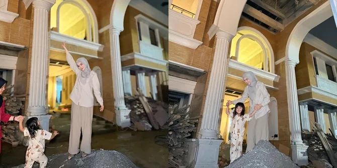 8 Potret Rumah Ria Ricis yang Masih Proses Pembangunan, Sudah Terlihat Megahnya dari Depan