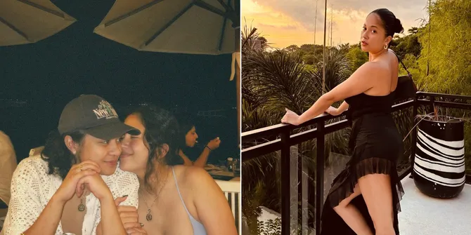 8 Potret Sitha Marino Rayakan Tahun Baru Bareng Bastian Steel, Tampil Hot dengan Gaun Belahan Tinggi