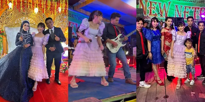 8 Potret Sridevi Juara D'Academy 5 yang Nggak Gengsi Tampil di Panggung Hajatan Warga, Ramah Sama Semua Orang