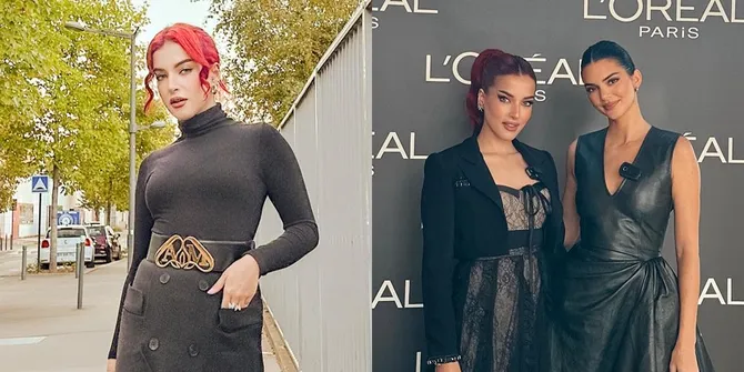 8 Potret Tasya Farasya Hadiri Loreal Paris Fashion Week, Adu Gaya Bareng Kendall Jenner Dan Aishwarya Rai