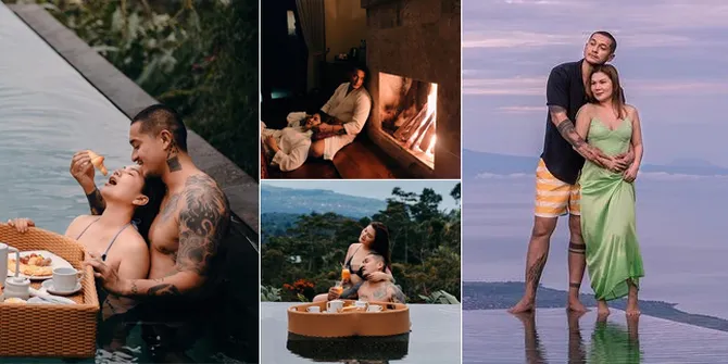 8 Potret Terbaru Bulan Madu Romantis Miller Khan dan Farina di Bali, Mesra Banget Bikin Baper!