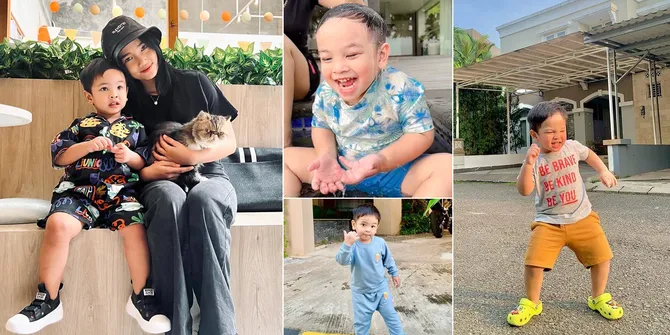 8 Potret Terbaru Gala Sky yang Makin Gembul dan Ganteng Abis, Wajahnya Disebut Mirip Bibi Andriansyah