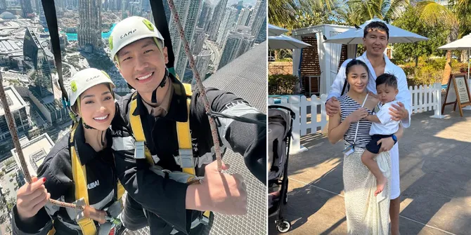 8 Potret Terbaru Nikita Willy Liburan Mewah ke Dubai Bareng Anak dan Suami
