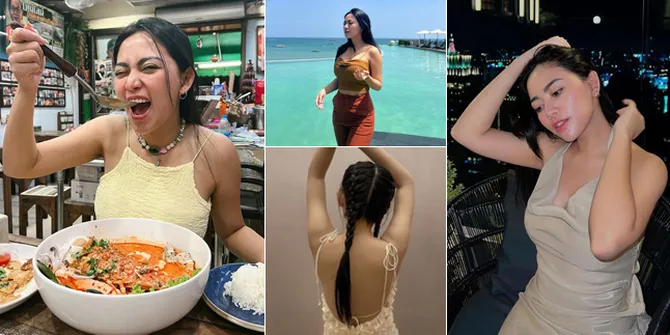 8 Potret Terbaru Rachel Vennya yang Makin Doyan Pakai Tank Top & Tampil Terbuka Saat Liburan ke Thailand