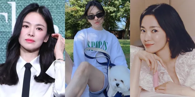 8 Potret Terbaru Song Hye Kyo, Sudah Cantik Paripurna Tapi Tetap Disebut Kelihatan Menua Oleh Netizen Korea