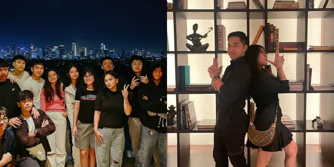 8 Potret Ulang Tahun Kenzo Anak Ari Wibowo, Sempat Rangkul Mesra Lovely Rumangkang Putri Angel Karamoy - Asyik Santap Steak hingga Main Kartu Bareng