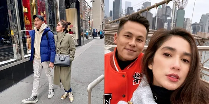 8 Potret Ussy Sulistiawaty dan Andhika Pratama Pamer Kemesraan Selama di Amerika, Netizen: Saka Bakal Punya Adik Nih!