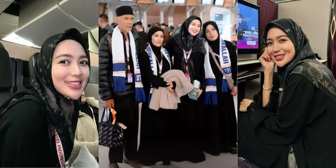 8 Potret Wika Salim Berhijab Saat Umrah Bareng Orang Tua - Bikin Pangling!