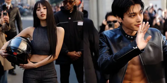 8 Potret Wooyoung ATEEZ dan Natty KISS OF LIFE di Paris Fashion Week, Tampil Memukau dengan Koleksi Terbaru Courréges