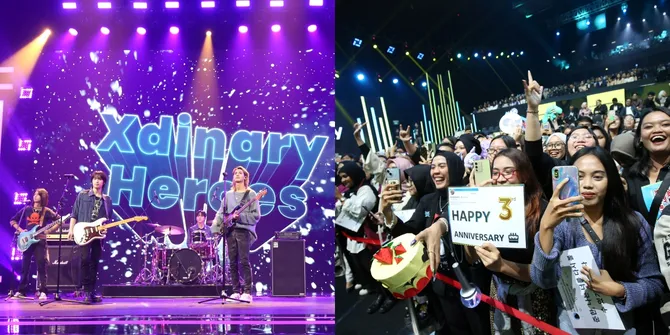8 Potret Xdinary Heroes Gebrak Panggung Spotify Wrapped Live Indonesia, Dapat Nama Lokal - Dinyanyikan Lagu Ulang Tahun Oleh Villains