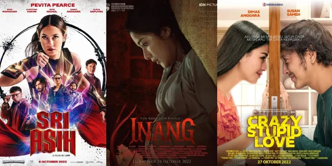 8 Rekomendasi Film Indonesia yang Bakal Tayang di Bulan Oktober 2022, dari SRI ASIH sampai QODRAT