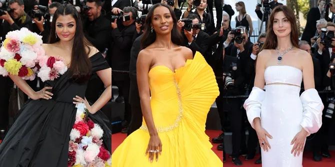 9 Best Dressed di Cannes Film Festival 2022, Aishwarya Rai Tampil Heboh - Adriana Lima Pamer Baby Bump