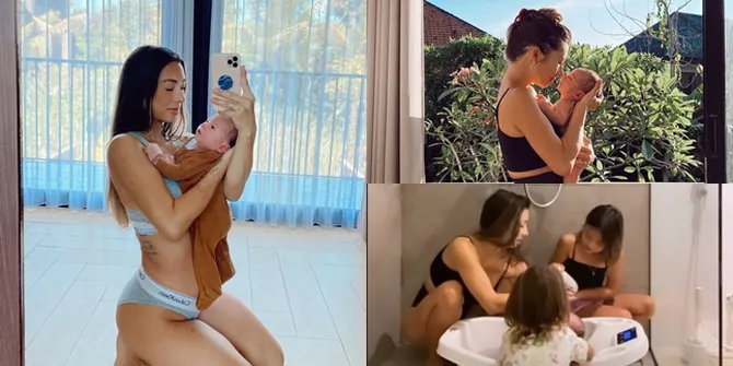 9 Momen Jennifer Bachdim Saat Mengasuh Kiyoji, Kiyomi dan Kenji Aktif Membantu