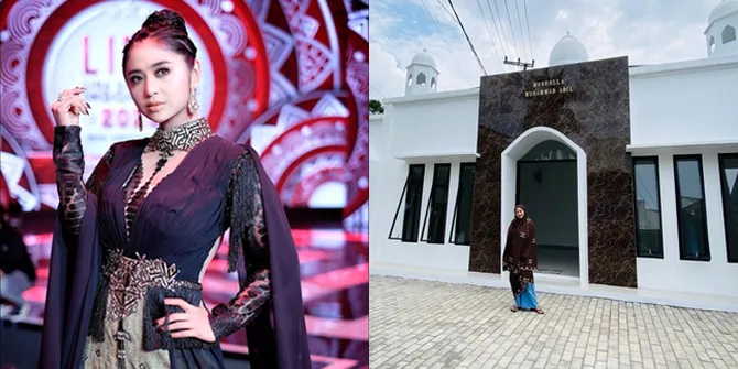 9 Penampakan Mushola Dewi Perssik Untuk Mendiang Sang Ayah, Bikin Adem