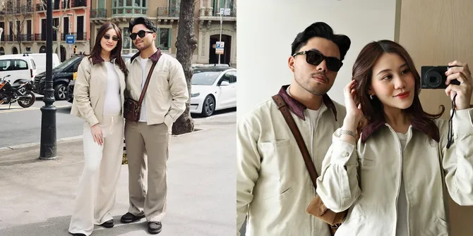 9 Potret Aaliyah Massaid dan Thariq Halilintar Jalani Babymoon ke Barcelona, Pamer Kemesraan dengan Outfit Couple