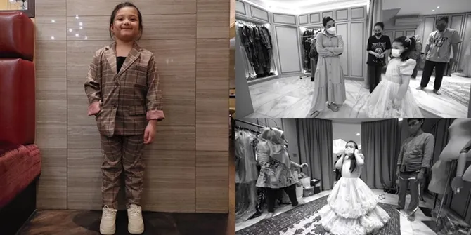 9 Potret Arsy Hermansyah Fitting Baju Untuk Show, Mewah Karya Ivan Gunawan - Warna Gaunnya Masih Dirahasiakan