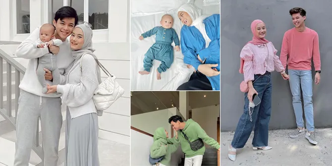 9 Potret Dinda Hauw dan Rey Mbayang yang Suka Kembaran Baju Bareng Si Kecil, Kompak dan Serasi!