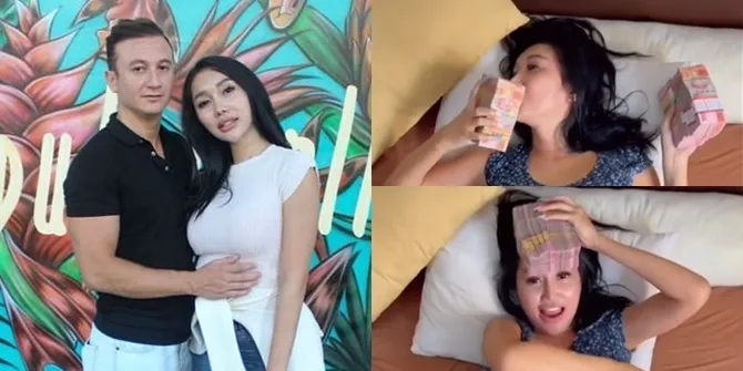 9 Potret Girang Lucinta Luna Dapat Hadiah Uang Milyaran dari Papa Ur Son, Jatah Seminggu Untuk Senangkan Fattah dan Fattimah