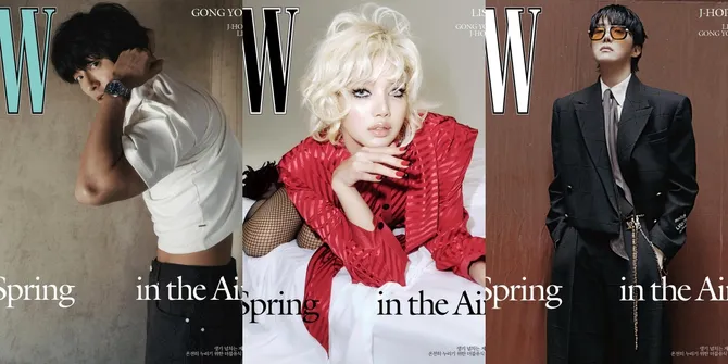 9 Potret Gong Yoo, J-Hope, dan Lisa Jadi Model Cover W Korea: Banjir Visual Brand Ambassador Louis Vuitton