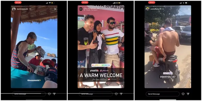 9 Potret Keseruan Pembalap MotoGP Jelang Race di Mandalika, Main Sama Tokek Sampai Boncengan Bertiga 