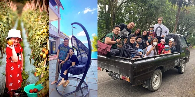 9 Potret Liburan Keluarga Besar Anang Ashanty di Bogor, Rayakan Lagu Aurel yang Lagi Trending