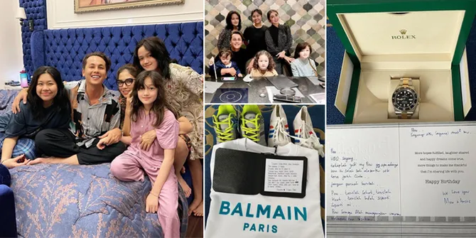 9 Potret Perayaan Ulang Tahun Andhika Pratama yang ke-35, Dapat Kado Jam Tangan Mewah dari Ussy Sulistiawaty