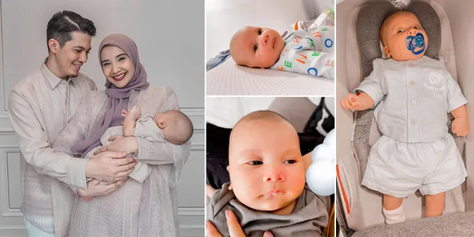 9 Potret Terbaru Baby Ukkasya yang Makin Besar dan Bulat Menggemaskan, Ganteng Banget!
