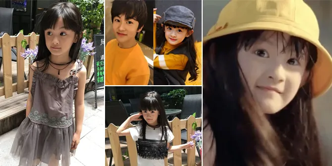 9 Potret Xie Shu Yu, Model Cilik Asal China yang Viral Gara-Gara Mirip Mark NCT