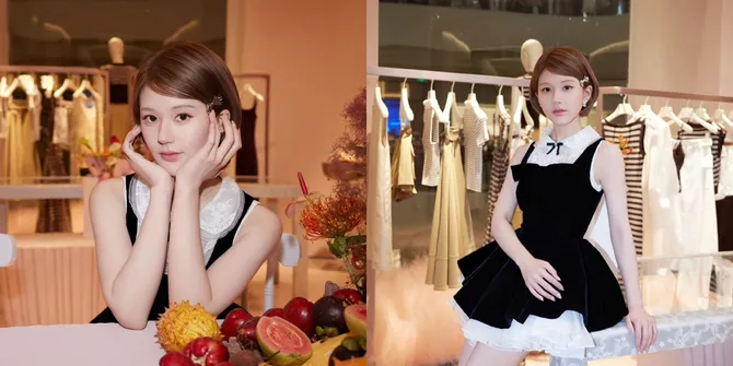 Ada Rahasia di Baliknya, Potret Zhao Lusi dengan Rambut Pendek dan Cantik Bagai Boneka Manekin