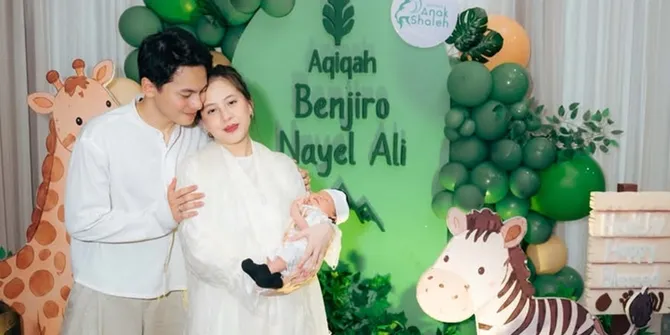 Adhisty Zara Tampilkan Wajah Baby Ben Saat Aqiqah, Tampan