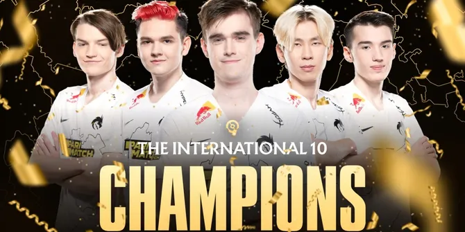 Akhir Tak Terduga! Foto-Foto Team Spirit, Sang Kuda Hitam yang Menang Turnamen E-Sports ‘The International’