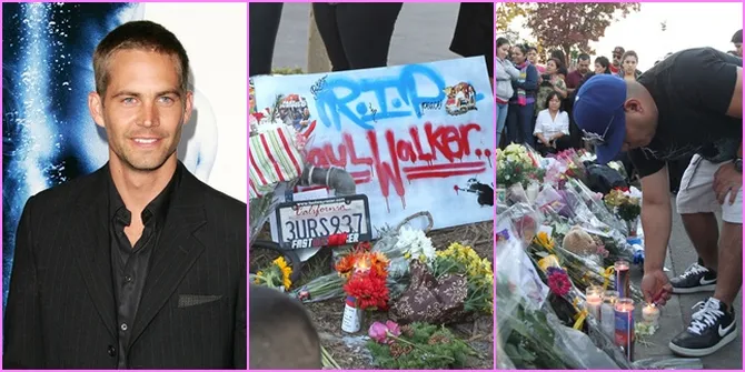 Aksi Belasungkawa Fans Paul Walker di Sekitar Lokasi Kecelakaan