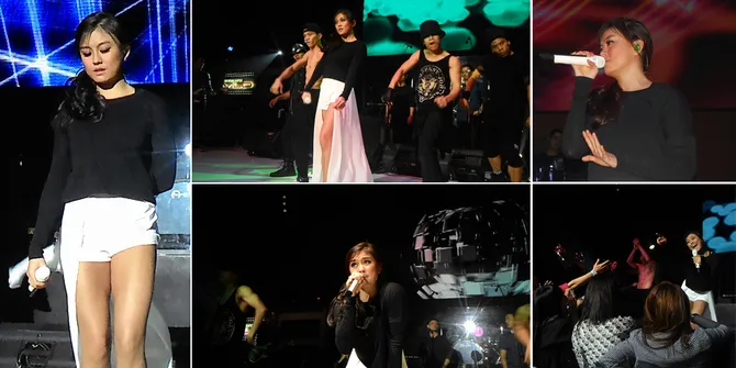 Aksi Keren Agnez Mo, Sukses Guncang Lantai Dansa Kota Malang