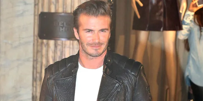 Aksi Super Seksi David Beckham Saat Penggarapan Iklan Terbaru