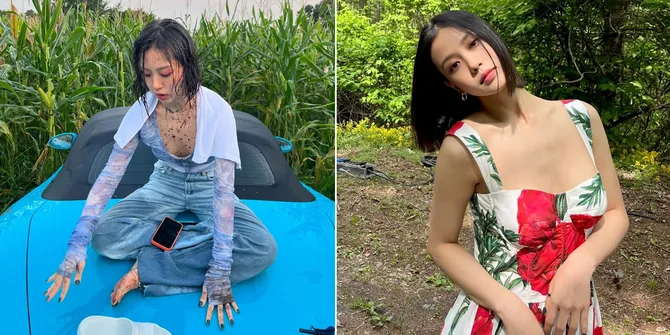 Aktingnya Jadi Cegil Tuai Banyak Pujian, Intip Foto-Foto Go Min Si di Lokasi Syuting 'THE FROG'