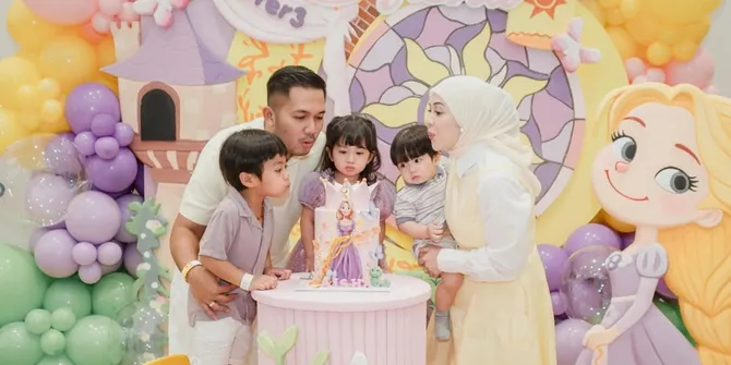 Anak Kesha Ratuliu Ultah, Dihadiri Lesti Kejora, Aurel Hermansyah hingga El Syifa