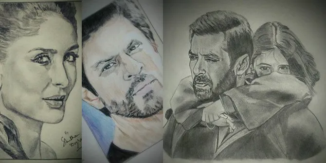 Asli Buatan Tangan, Sketsa Seleb Bollywood Ini Bikin Tercengang!