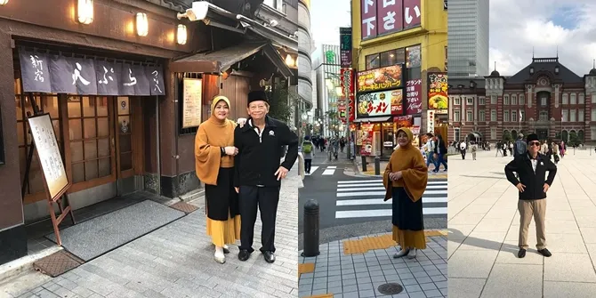 Ayah dan Ibu Maia Estianty Nikmati Waktu di Tokyo, Masih Mesra!