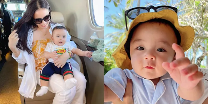 Baby Abe Anak Momo Geisha yang Makin ganteng, Gayanya Stylish Dari Bayi - Pakai barang-Barang Mahal
