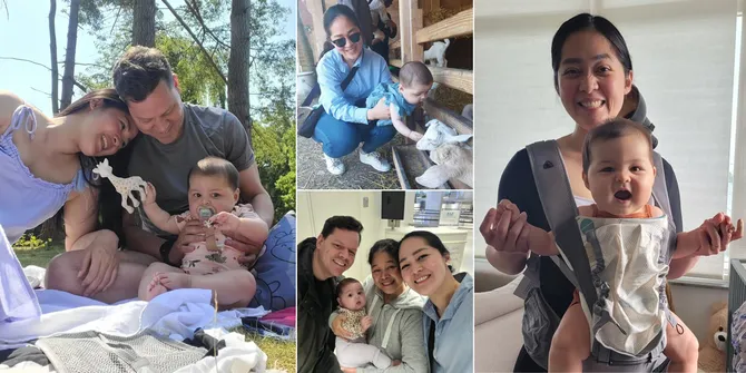 Baby Nova Putri Bule Gracia Indri yang Kini Sudah Berusia 8 Bulan, Makin Cantik dan Bulat Menggemaskan!