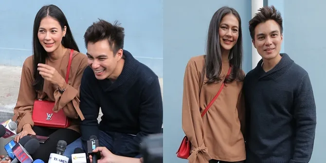 Baim Wong dan Paula Verhoeven Saling Tatap Mesra Saat Diwawancara