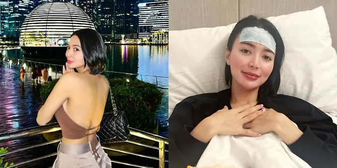Bajunya Disebut Terlalu Terbuka, Ini 10 Potret Liburan Wika Salim ke Singapore yang Berujung Masuk Angin - Terjebak Hujan Akhirnya Tinggal di Kamar Aja