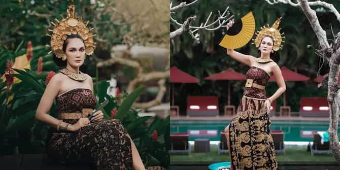 Bakal Nikah di Pulau Dewata, Begini Potret Luna Maya Kalau Nikah Pakai Baju Adat Bali - Anggun Banget