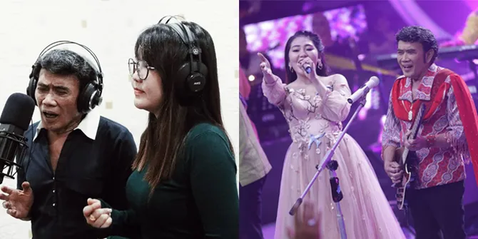 Bakal Rilis Lagu Kolaborasi, Intip 7 Momen Kedekatan Via Vallen dengan Rhoma Irama